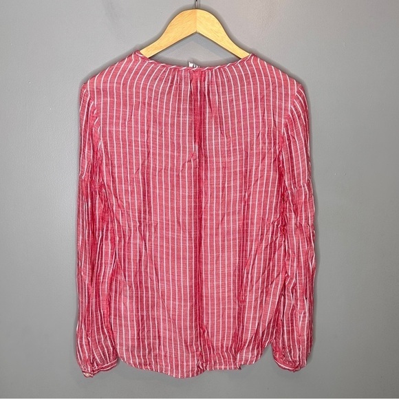 Gap striped lightweight long sleeve blouse - Picture 5 of 6